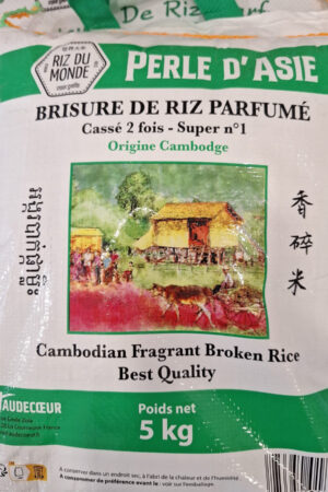 Riz Perle d'Asie cassé 2x (5kg)
