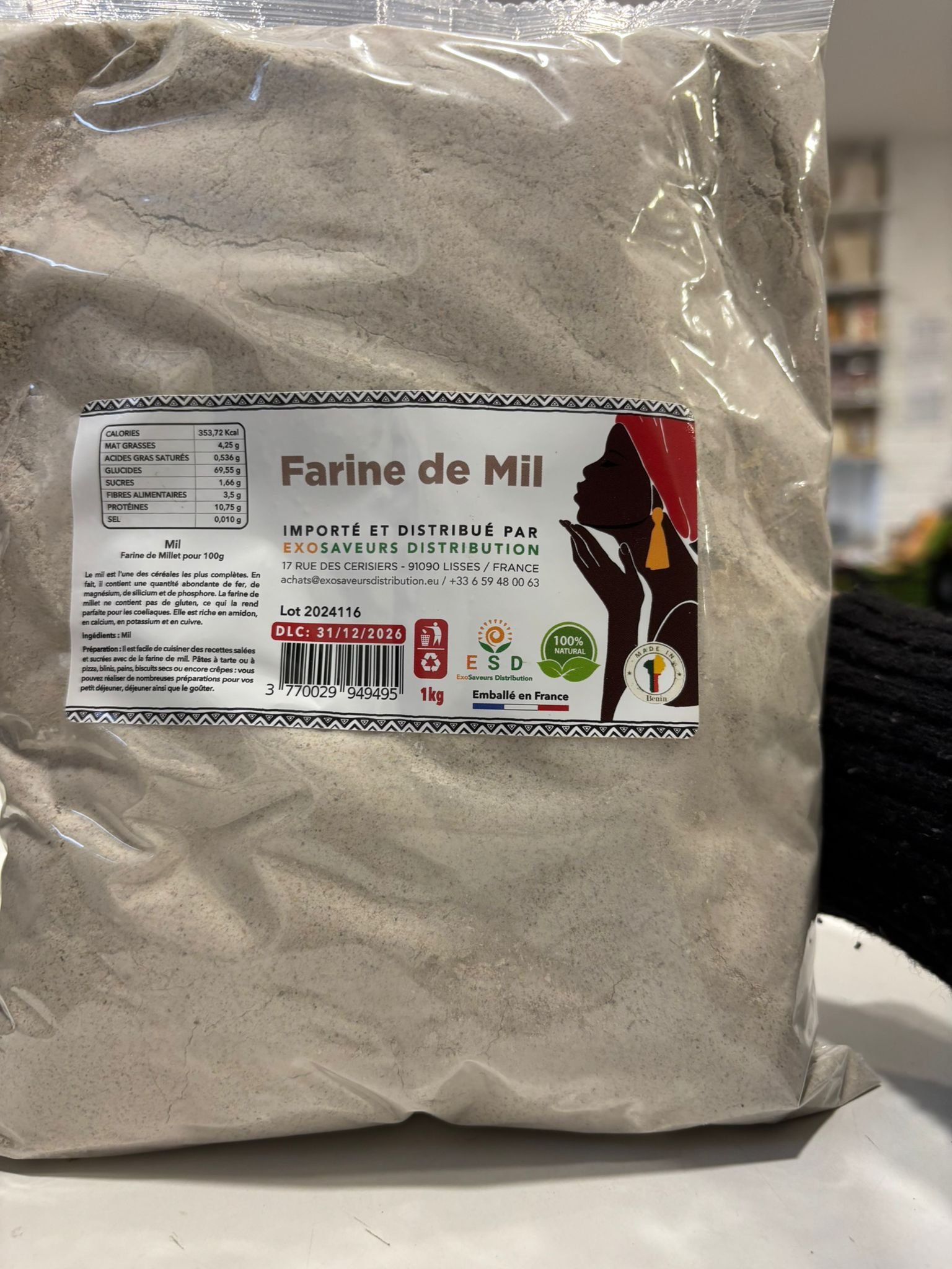 Farine de Mil <br> 1Kg