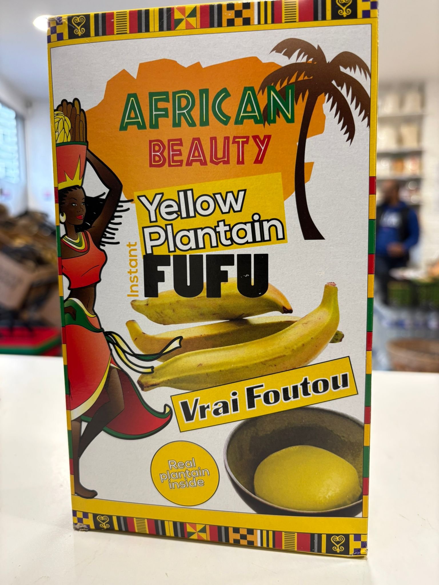 Fufu-African Beauty<br>Yellow Plantin