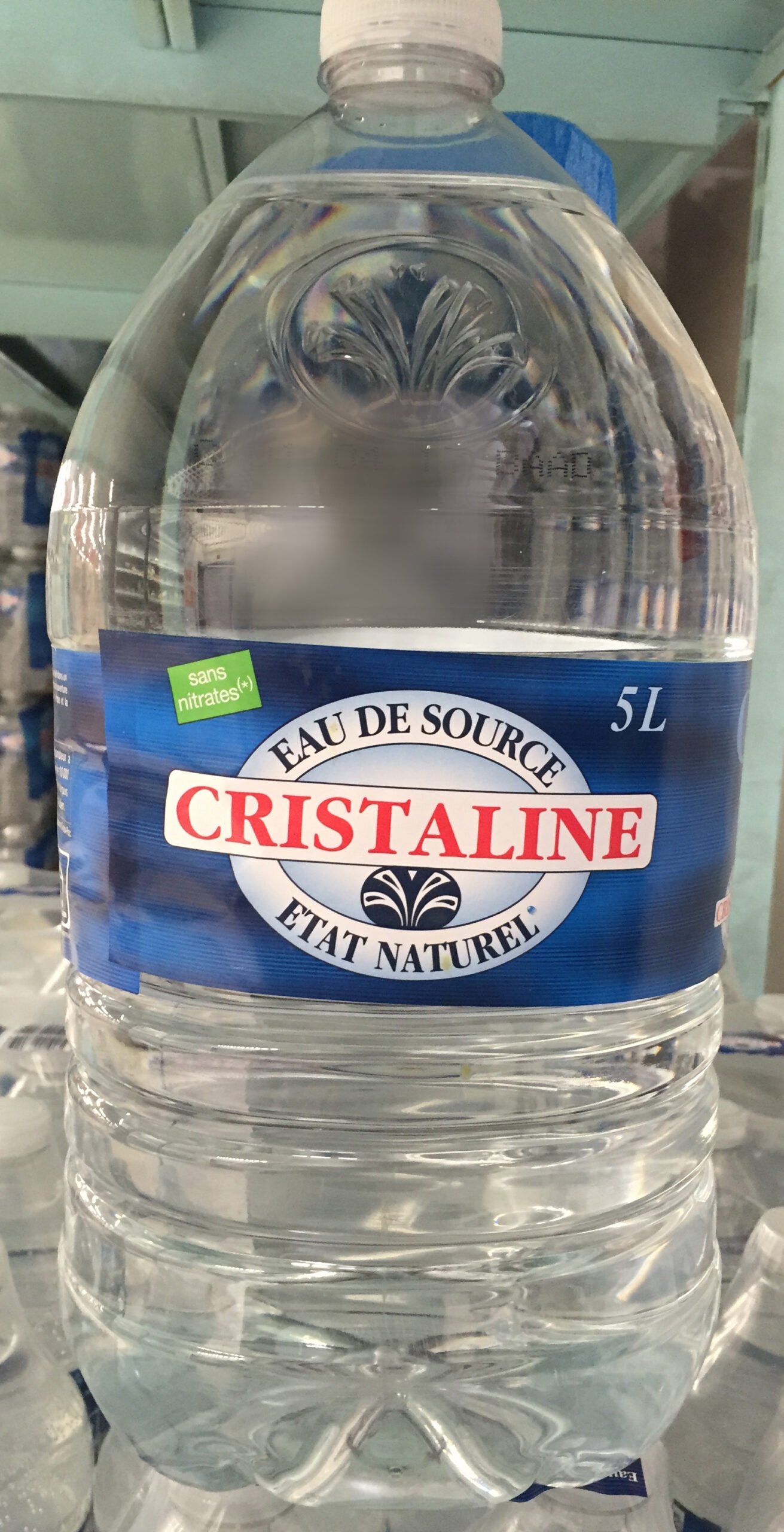 Bouteille d’eau de source Cristaline
