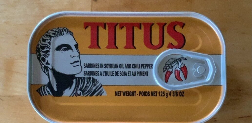 Boîte de sardines Titus